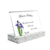 Plaque funéraire plaque-funeraire-iris 28 Plaquedeces.fr